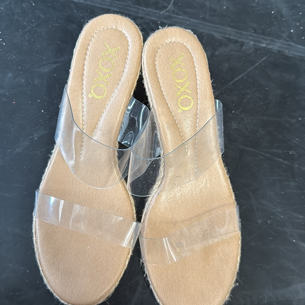 Xoxo clear strap wedges - Picture 12 of 13
